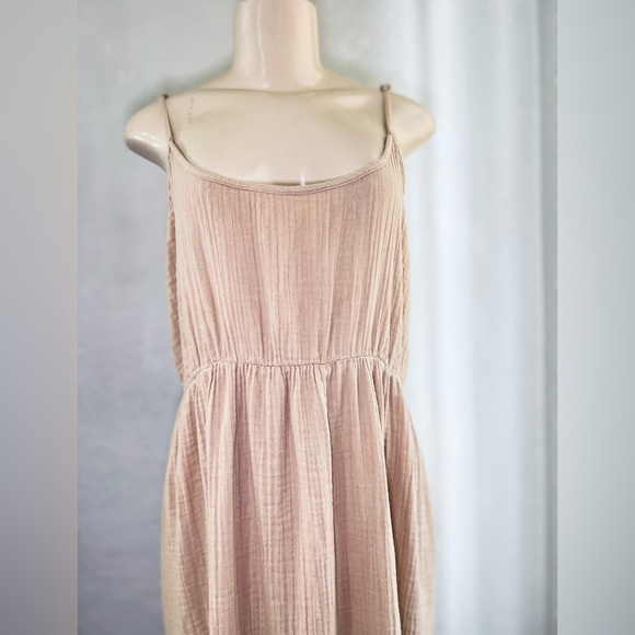 Salty lemon cotton maxi dress size M/L  fits - Picture 11 of 14